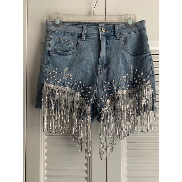 Short Blinged Out Shorts - Picture 2 of 4